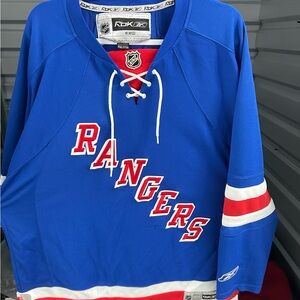 Blue New York Rangers Hockey Jersey